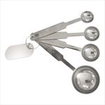 HH75018 4-Pc. Stainless Steel Measuring Spoons With Custom Imprint